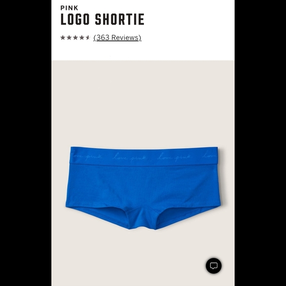 NEW VICTORIA'S SECRET PINK LOGO SHORTIE PANTY - Picture 2 of 5